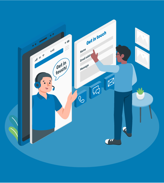 Coordonnées de contact de l'agence digitale