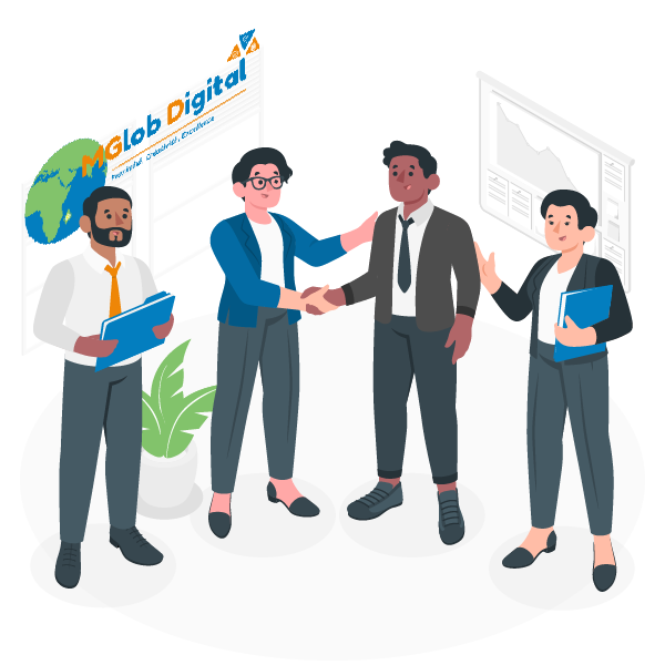 Entretien des clients de MGlob Digital